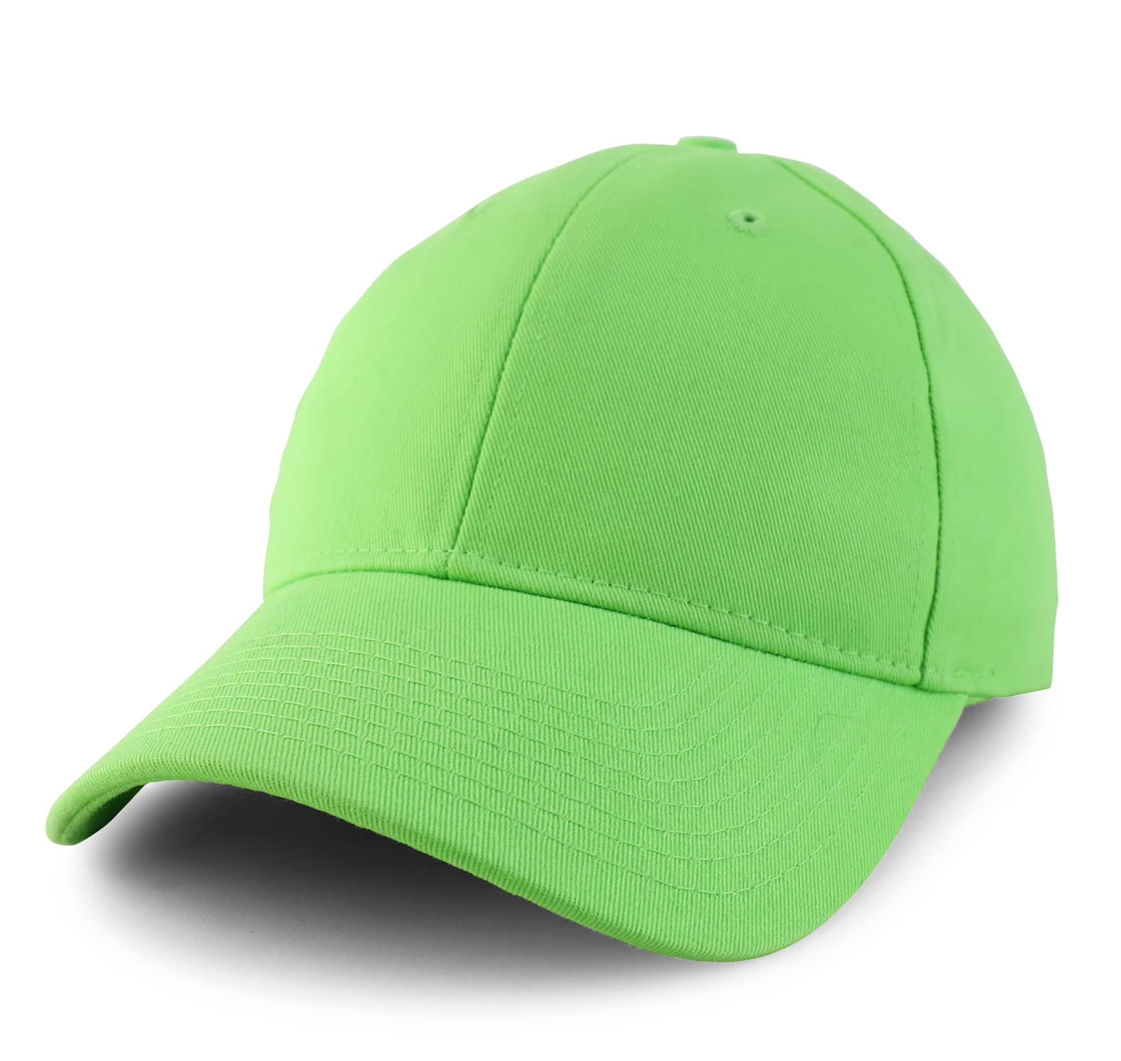 Made in USA Structured Firm Crown 100% Cotton Chino Twill Baseball Cap