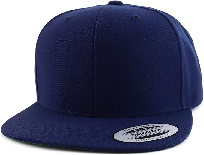 Armycrew Flexfit Oversize XXL Structured Blank Flatbill Snapback Cap