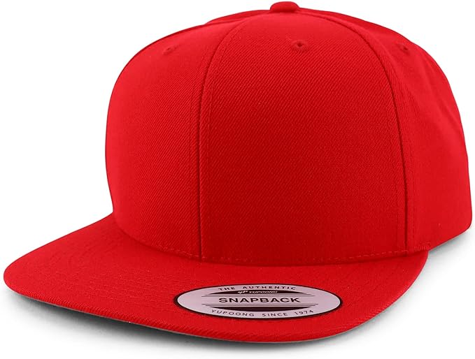 Armycrew Flexfit Oversize XXL Structured Blank Flatbill Snapback Cap