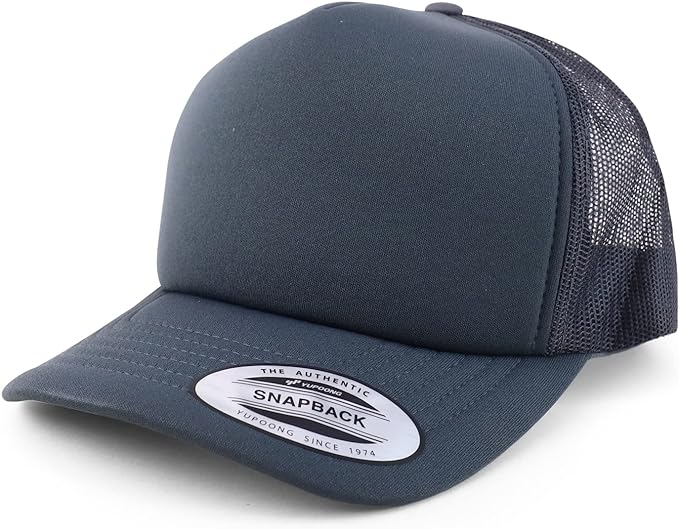 Armycrew XXL Oversize Curved Visor Foam Trucker Mesh Snapback Cap