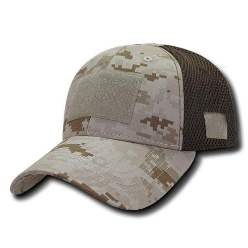 Low Crown Air Mesh Tactical Cap with Loop Patch