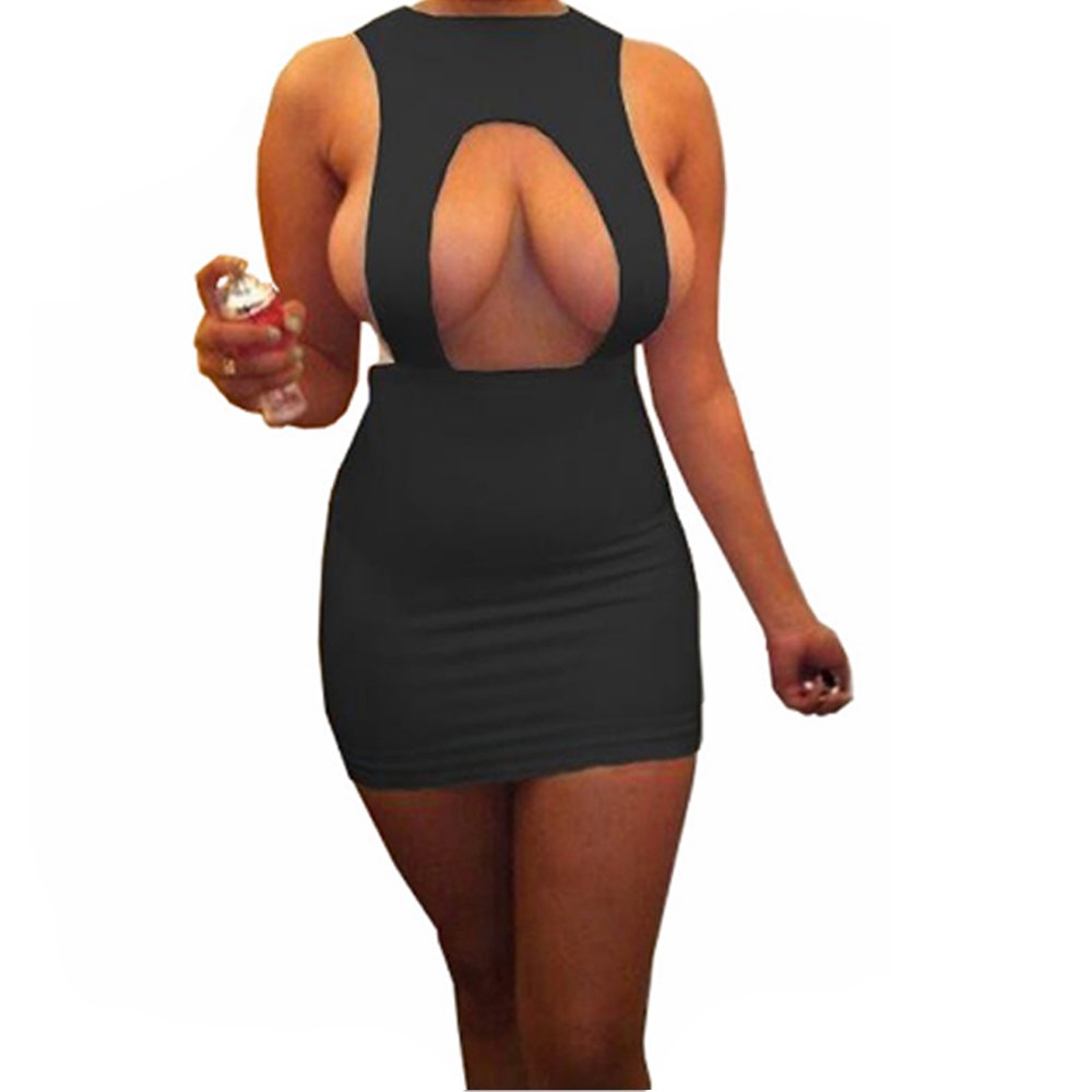 Women's Elegant Bandage Sexy Night Club Mini Dresses