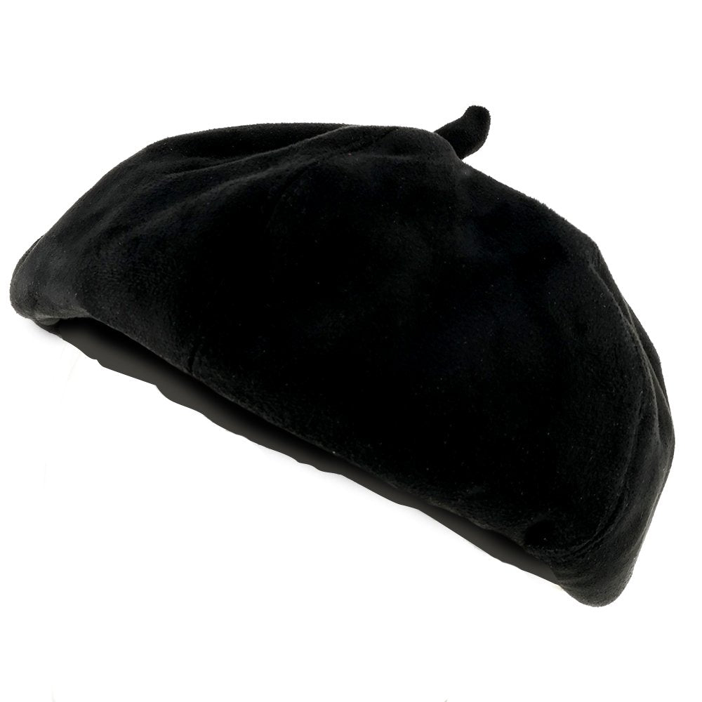 Stylish Solid Color Faux Suede French Style Beret Hat