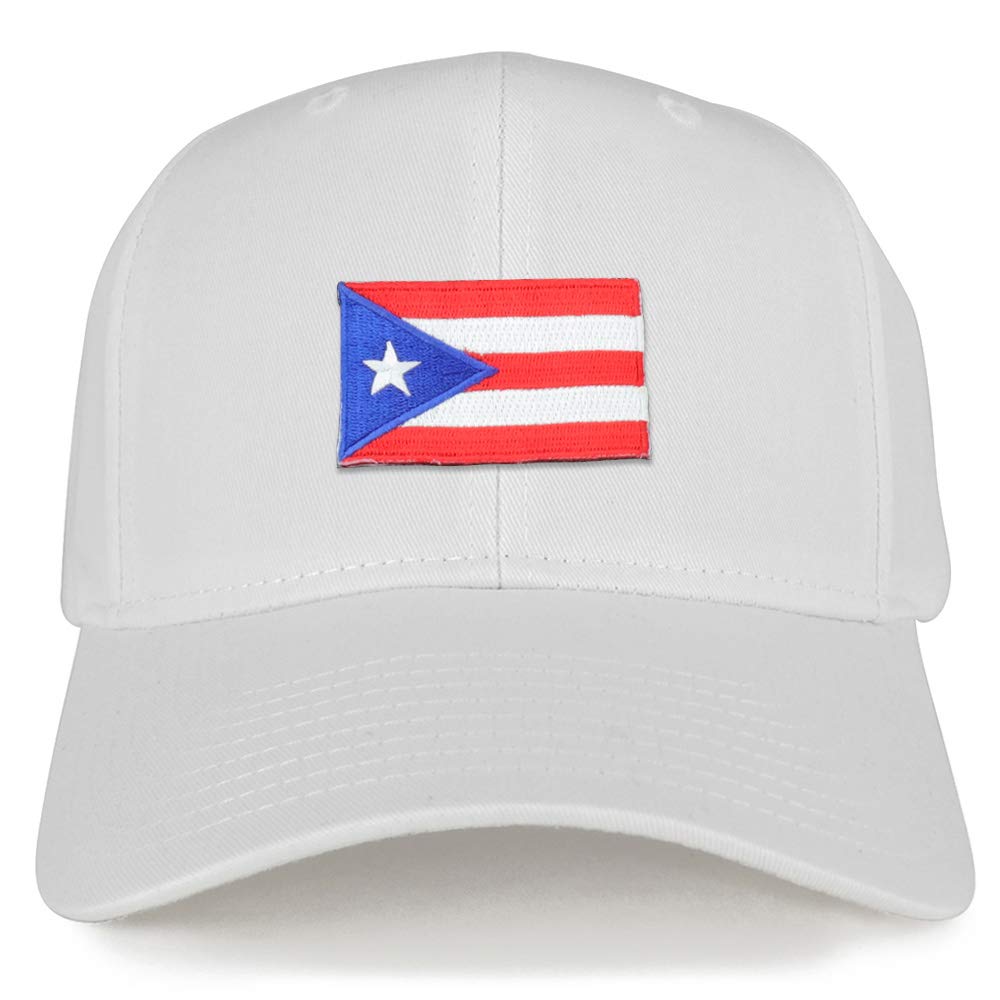 Armycrew Small Puerto Rico Flag Patch Structured Baseball Cap