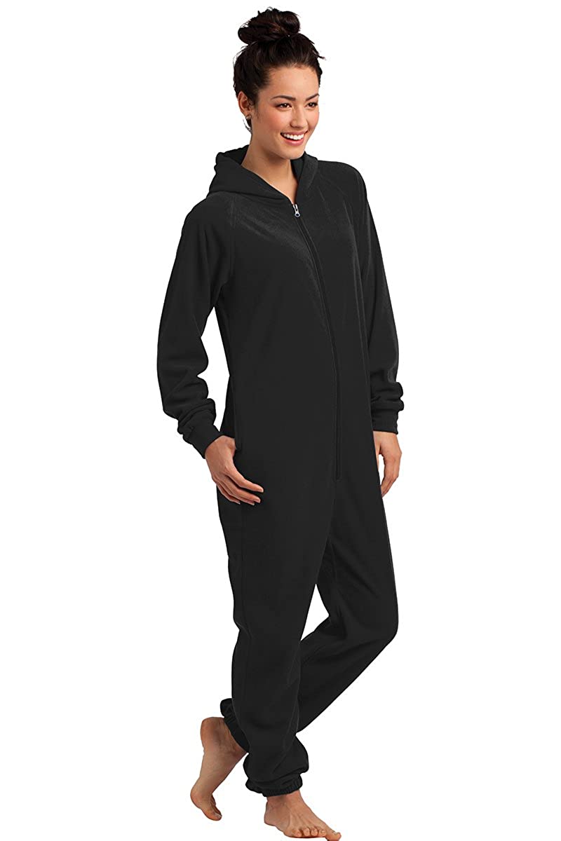 Armycrew Unisex Soft Fleece Hooded Cozy Lounger with Side Pockets