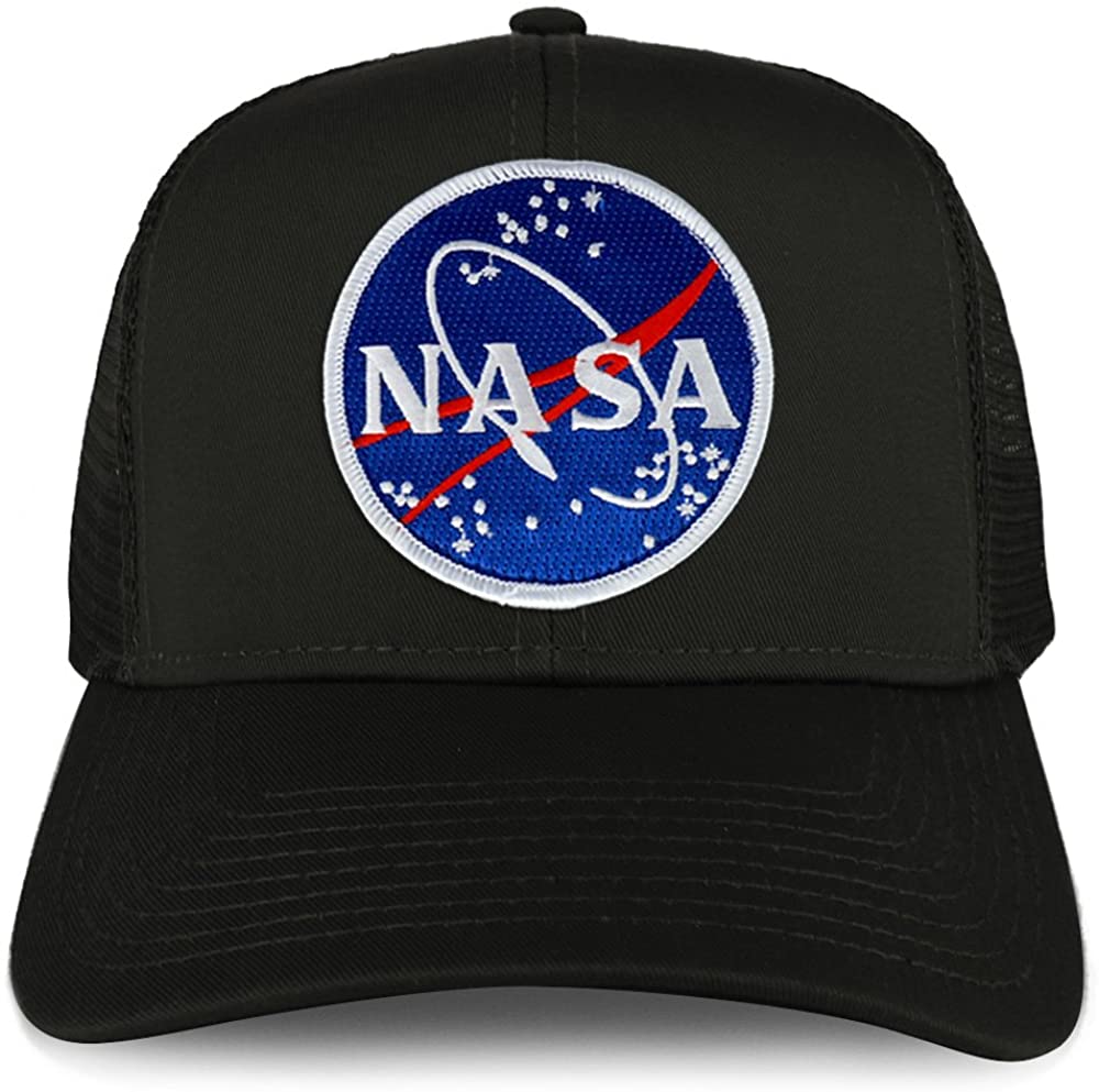 Armycrew XXL Oversize NASA Meatball Logo Patch Mesh Back Trucker Baseball Cap