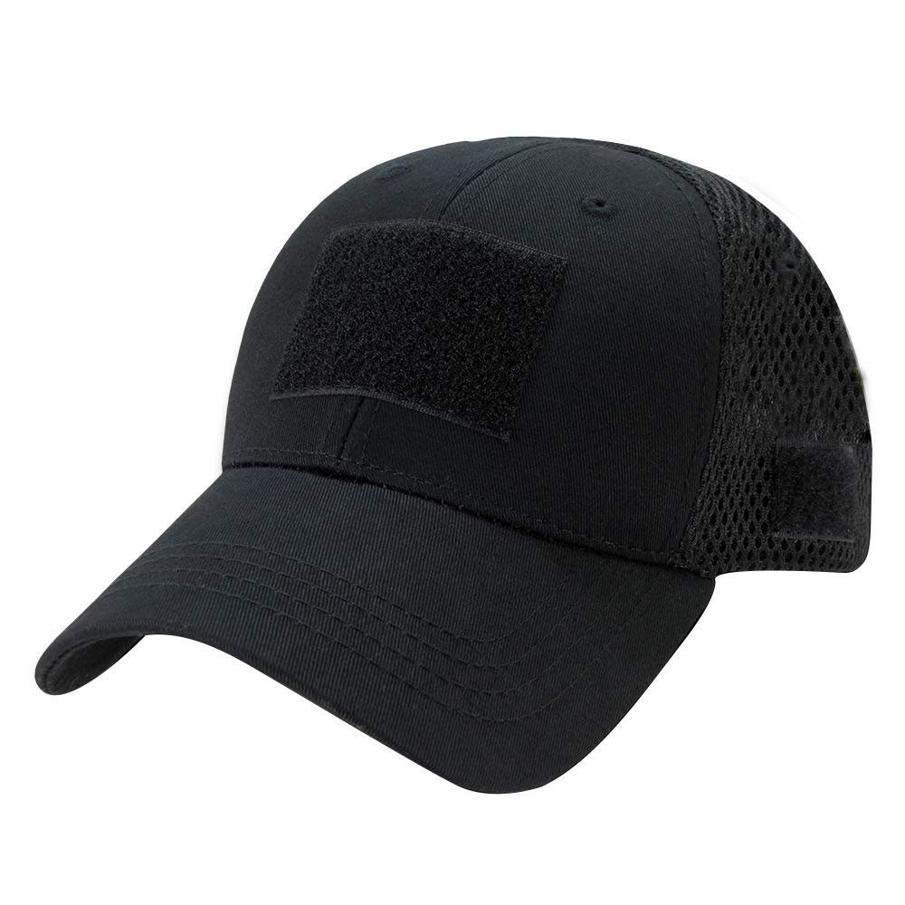 Low Crown Air Mesh Tactical Cap with Loop Patch