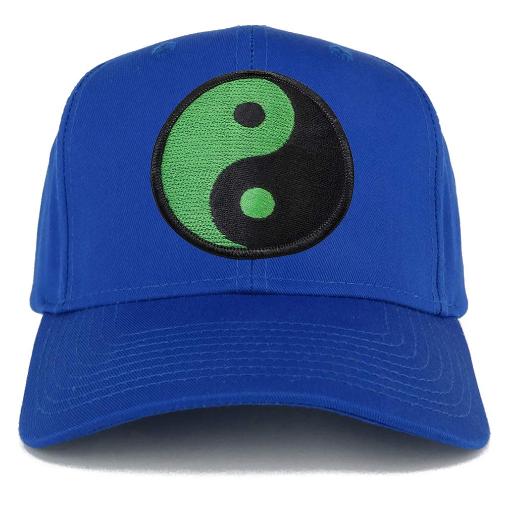 Armycrew Green Yin Yang Patch Structured Baseball Cap