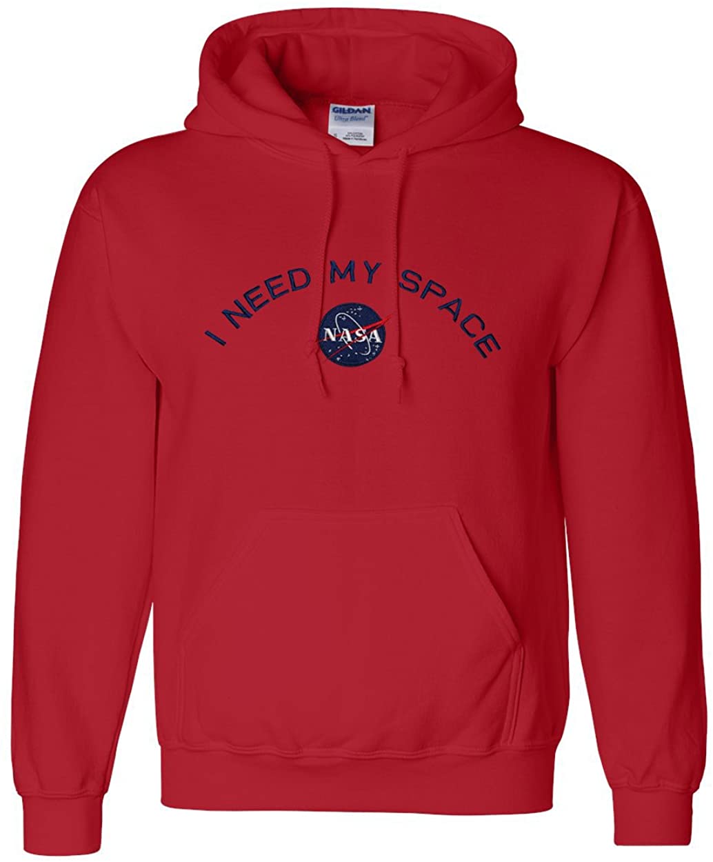Men's I Need My Space NASA Embroidered Heavy Blend Hooded Sweatshirt