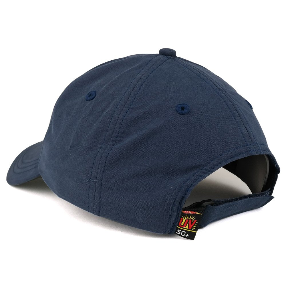 Armycrew Lightweight UV 50+ UPF Sunshield Long Bill Mesh Lined Cap