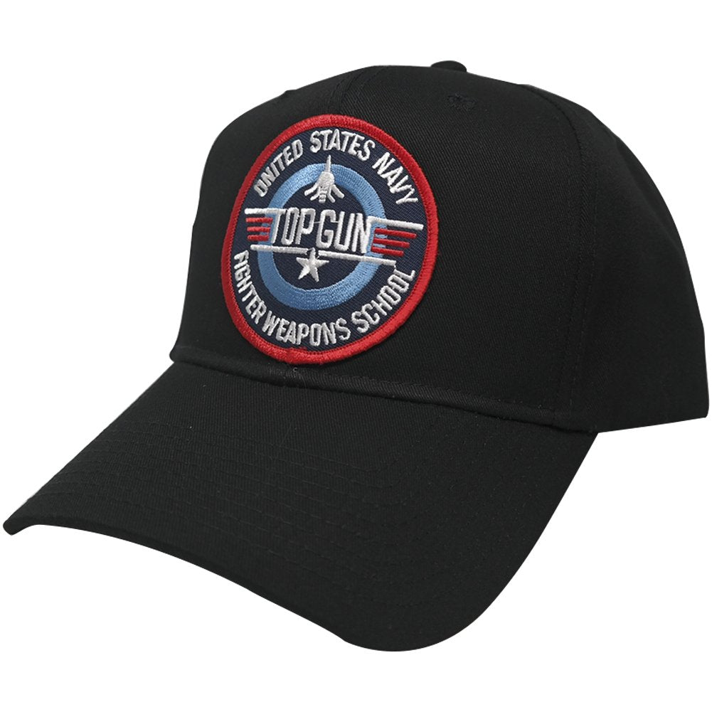 US Navy TOP Gun Patch Snapback Cap