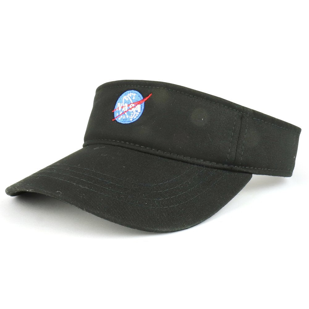 Armycrew NASA Insignia Logo Embroidered Cotton Adjustable Visor Cap