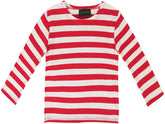 Armycrew Kids Red White Stripe Cotton Shirt