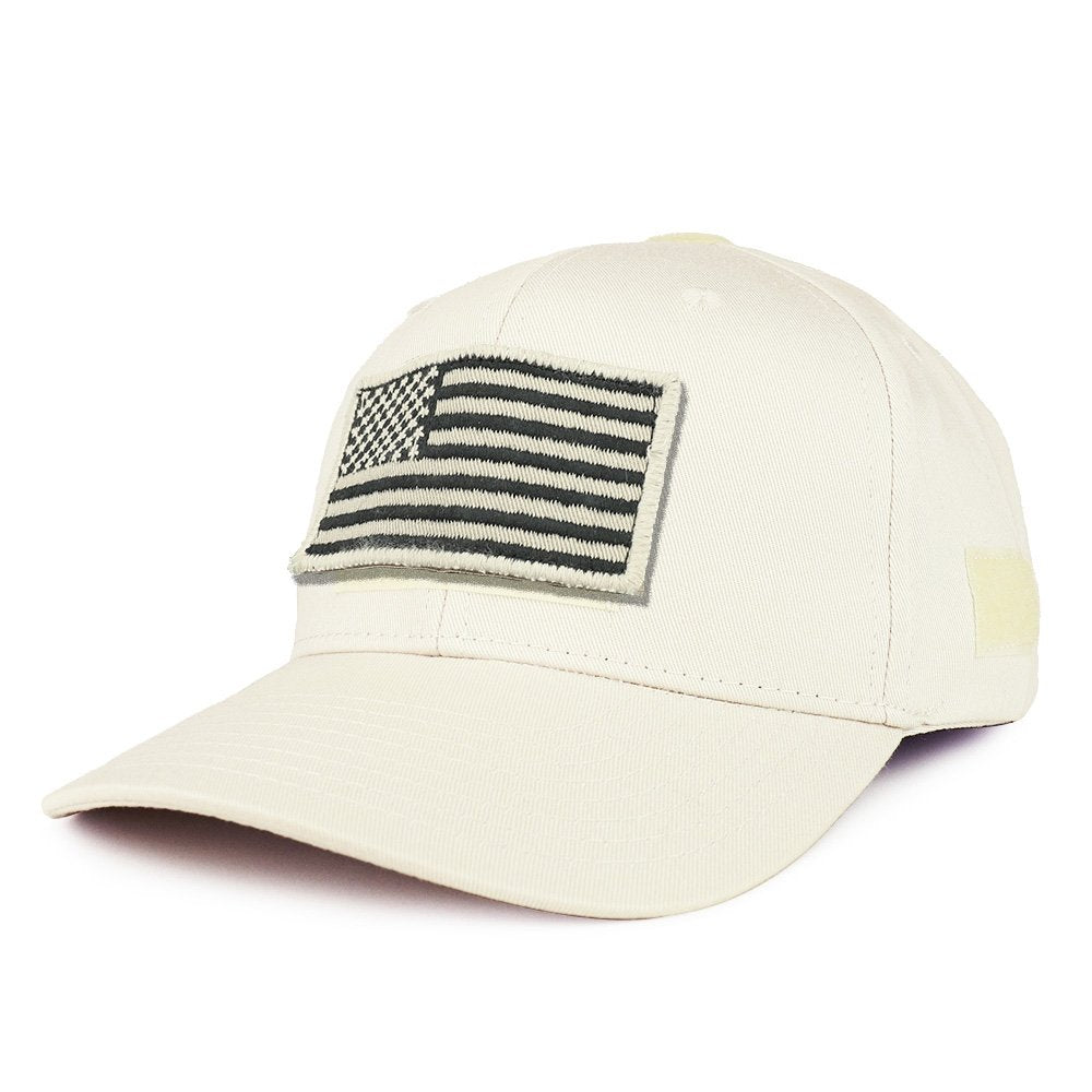 Armycrew USA Stone Flag Tactical Patch Structured Baseball Cap