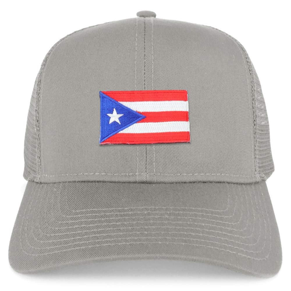 Armycrew Small Puerto Rico Flag Patch Structured Mesh Trucker Cap