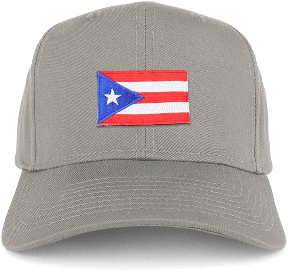 Armycrew Small Puerto Rico Flag Patch Structured Baseball Cap