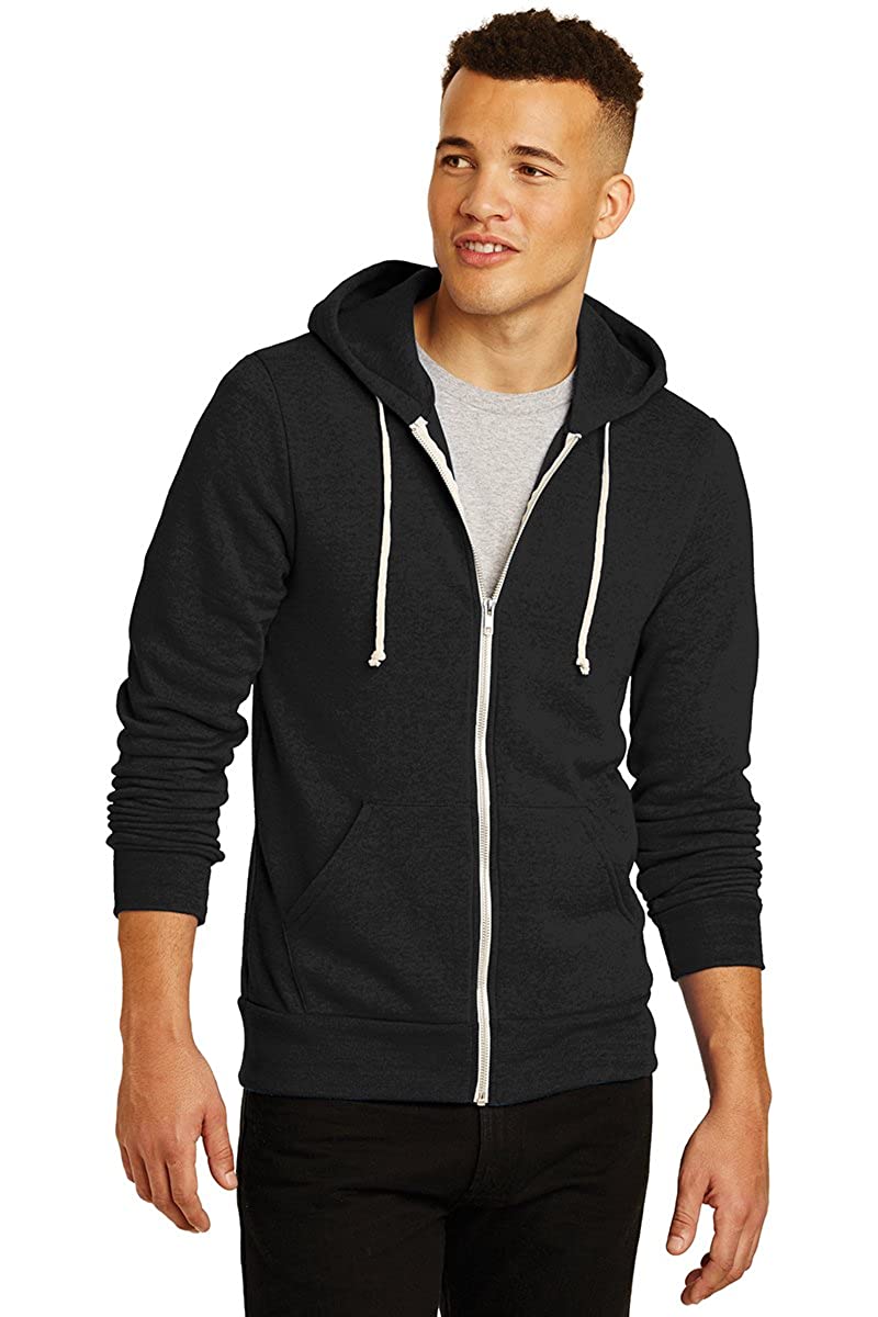 Men's Warm Lightweight Eco-Fleece Zip Up Hoodie