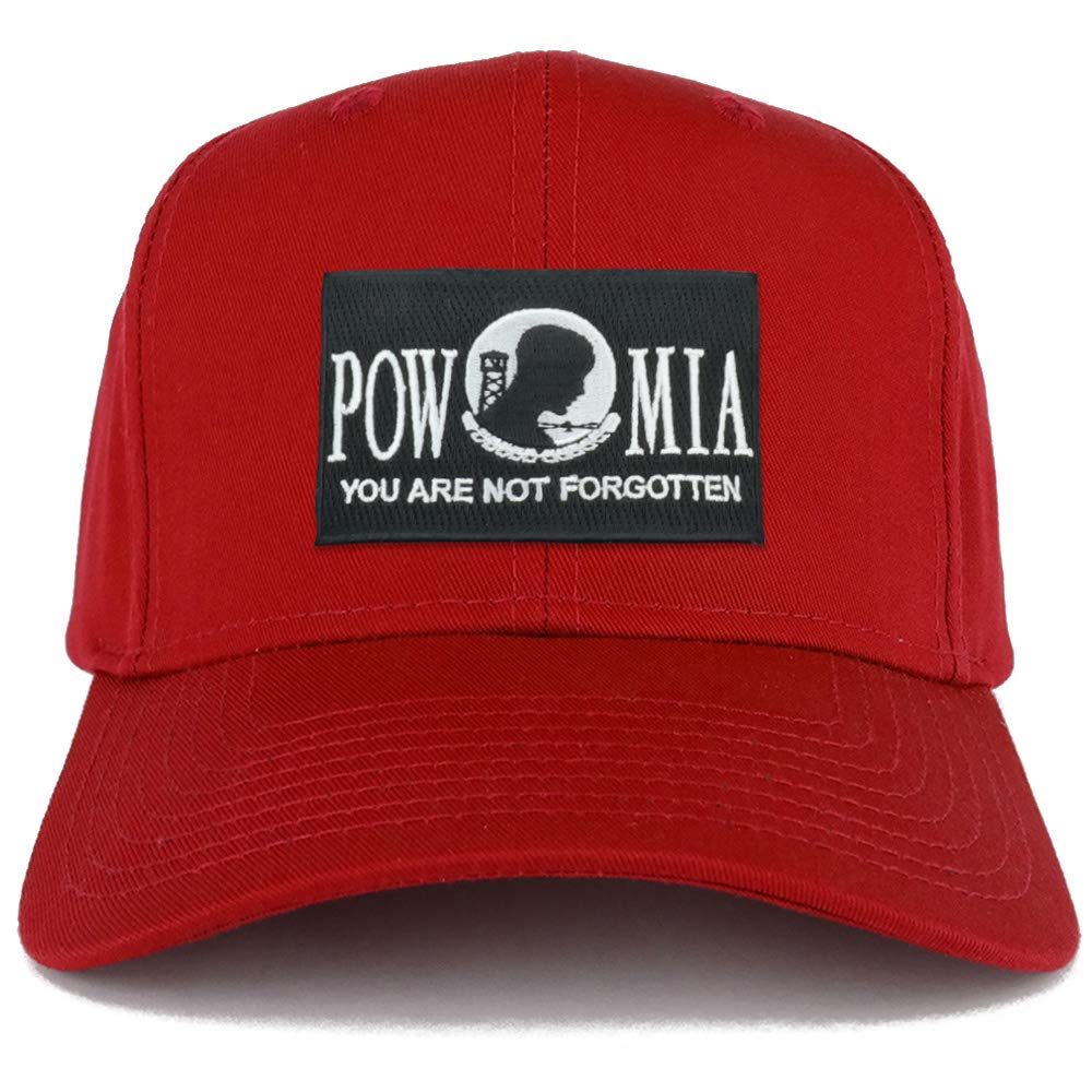 Armycrew POW MIA Not Forgotten Patch Structured Baseball Cap