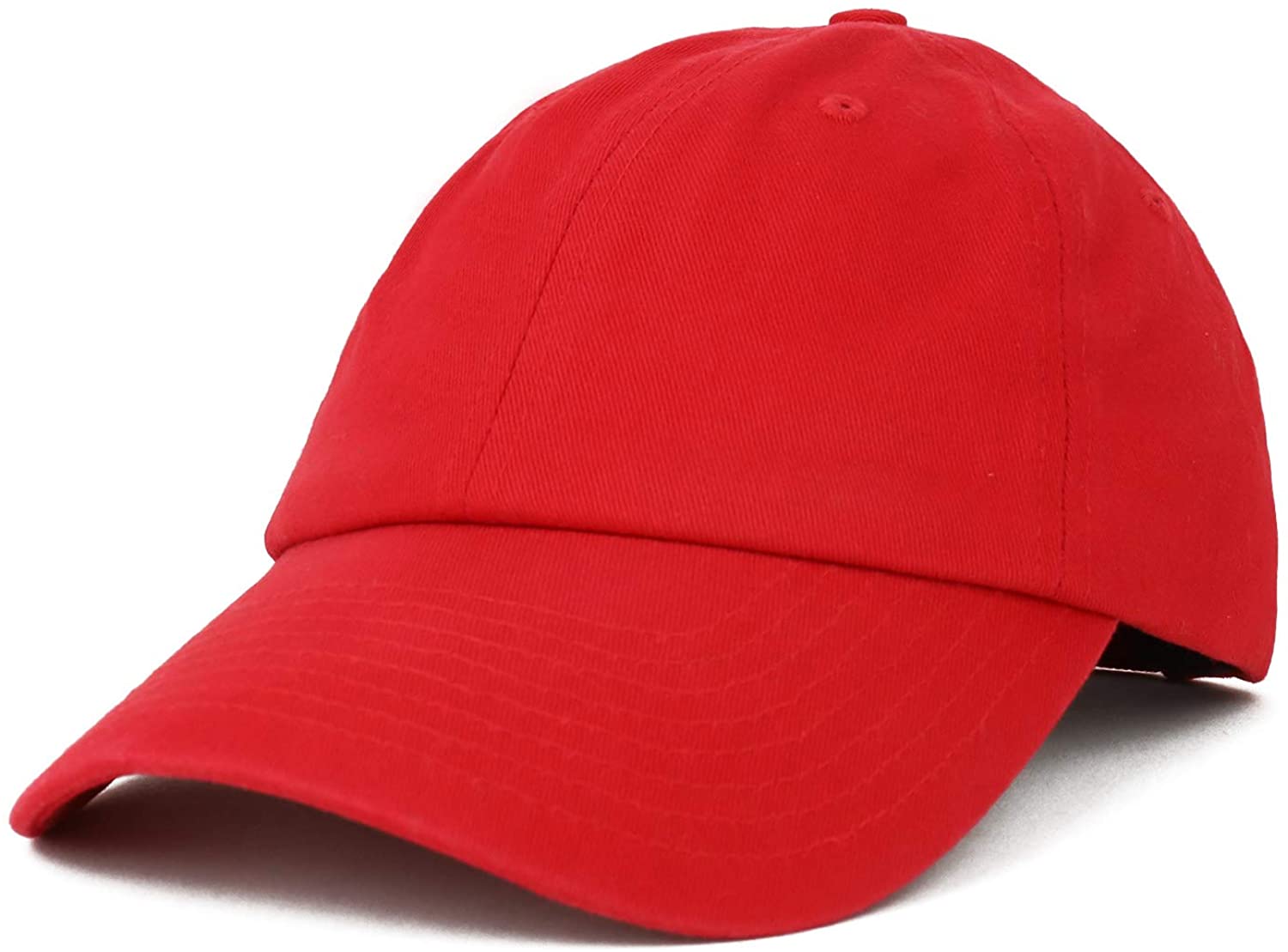 Made in USA Soft Crown Washed 100% Cotton Chino Twill Baseball Cap