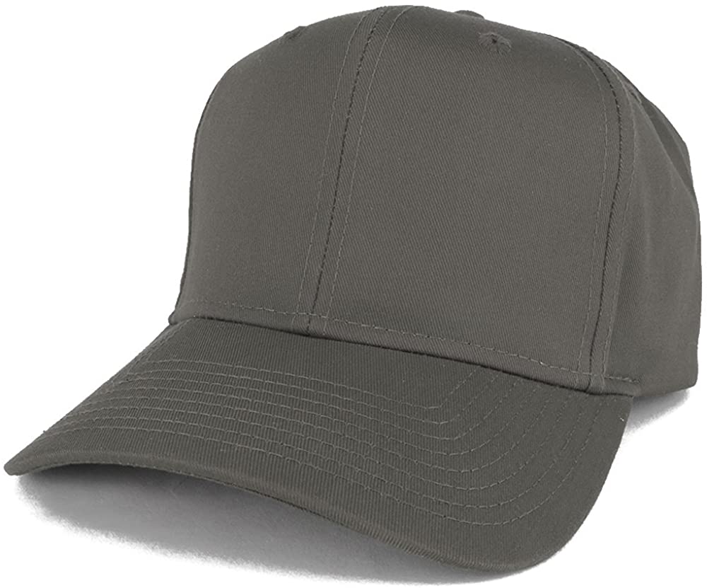 Armycrew XXL Oversize High Crown Adjustable Plain Solid Baseball Cap