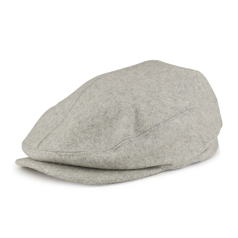 Plain Wool Blend Fitted Duck Bill Winter Ivy Cap