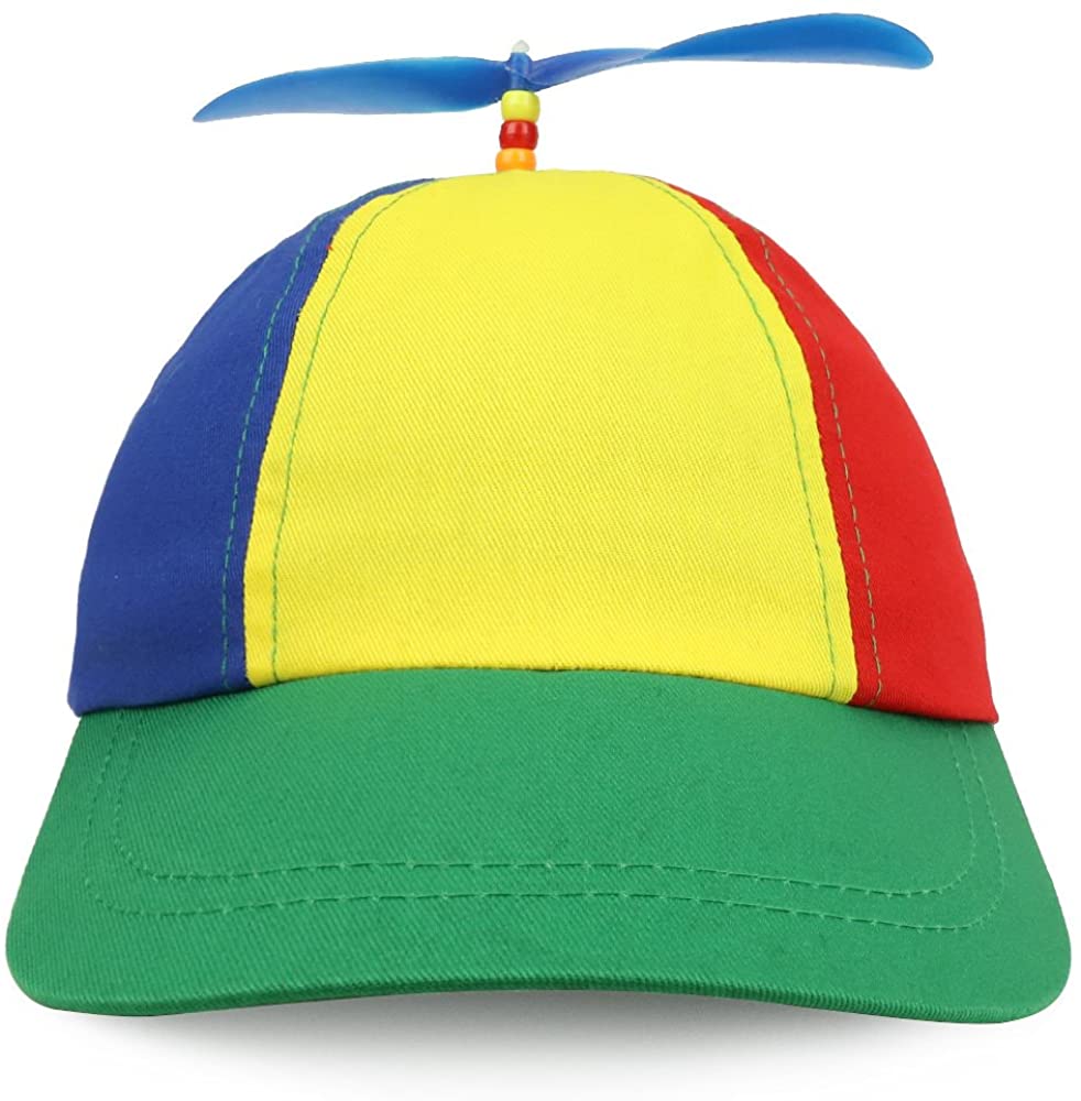 Armycrew Cotton Adult Multi-Color Propeller Helicopter Unstructured Baseball Cap
