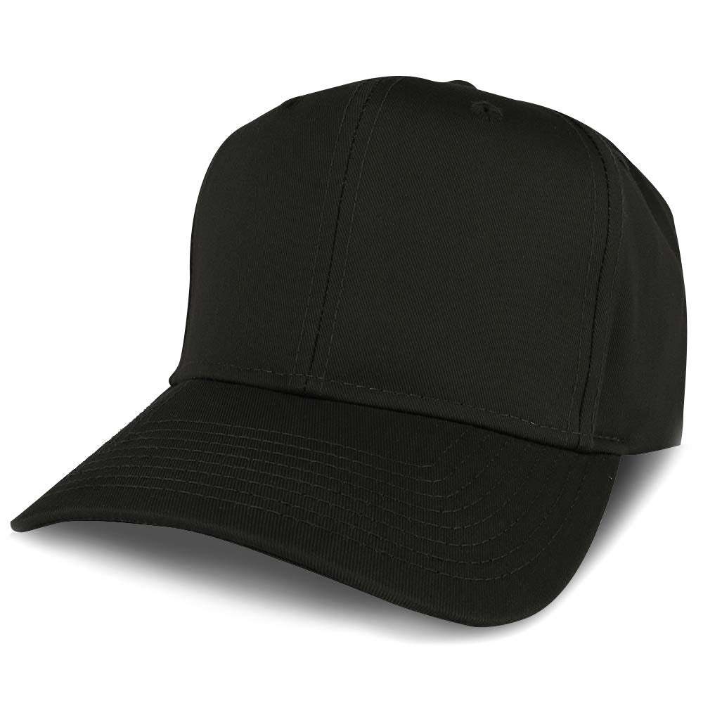 Armycrew Adjustable Solid Color Plain Cotton Polyester Blank Snapback Baseball Style Cap