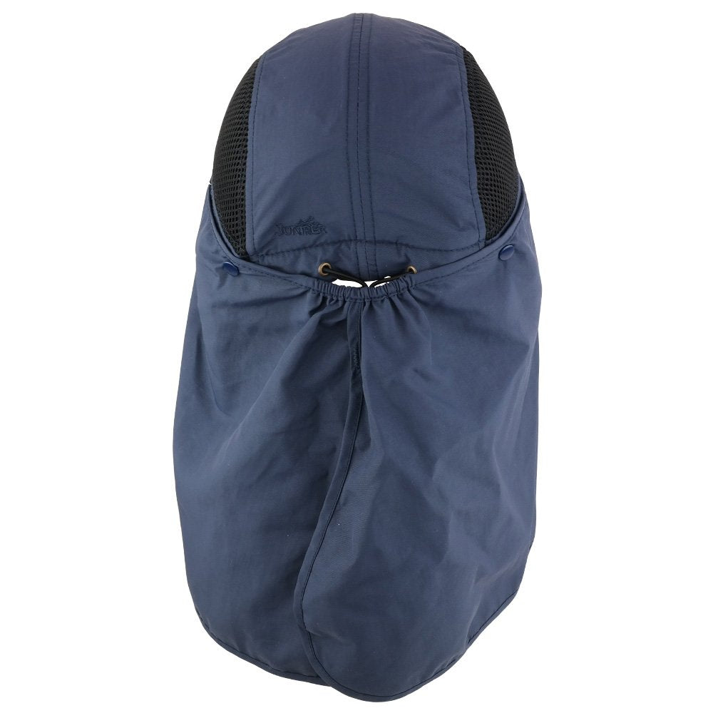 Armycrew American Moisture Wicking Outdoorsman UPF 50+ Taslon UV Cap with Removable Neck Flap