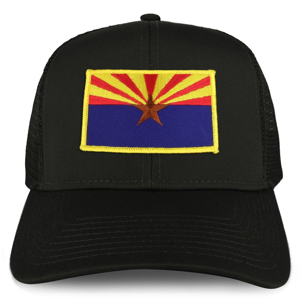 Armycrew XXL Oversize Arizona Flag Iron On Patch Mesh Back Trucker Baseball Cap