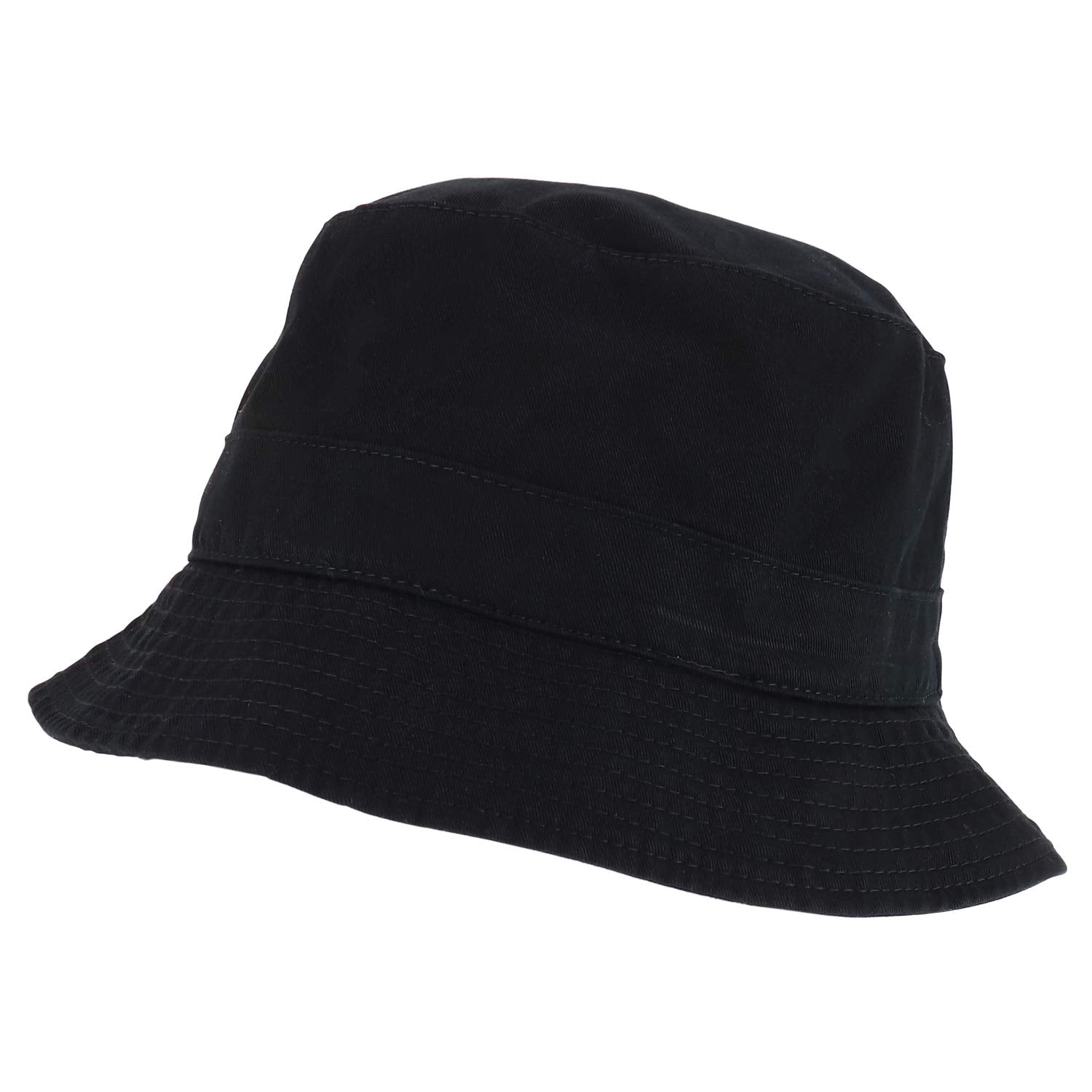 Armycrew Soft Cotton Fisherman Polo Bucket Hat - Black