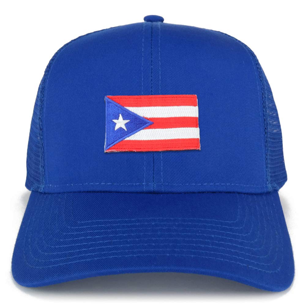 Armycrew Small Puerto Rico Flag Patch Structured Mesh Trucker Cap