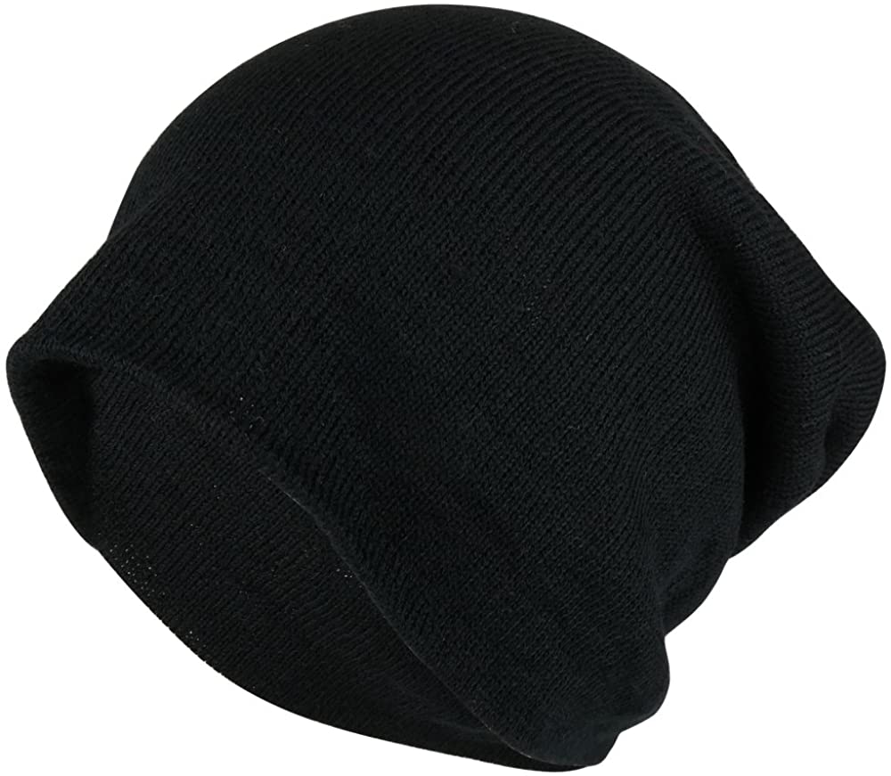 Armycrew Deep Crown Acrylic Knit Winter Slouch Beanie Cap