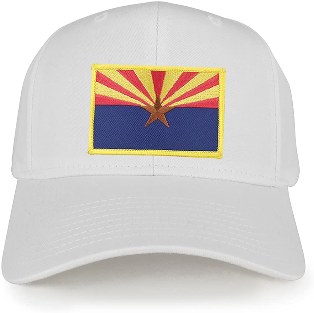 Arizona Home State Flag Embroidered Iron on Patch Adjustable Baseball Cap