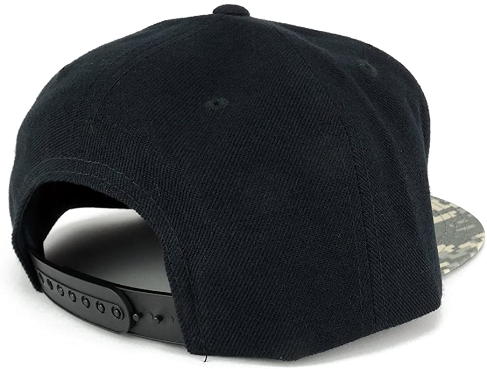 NASA Insignia Space Embroidered Iron on Patch Camo Flat Bill Snapback Cap