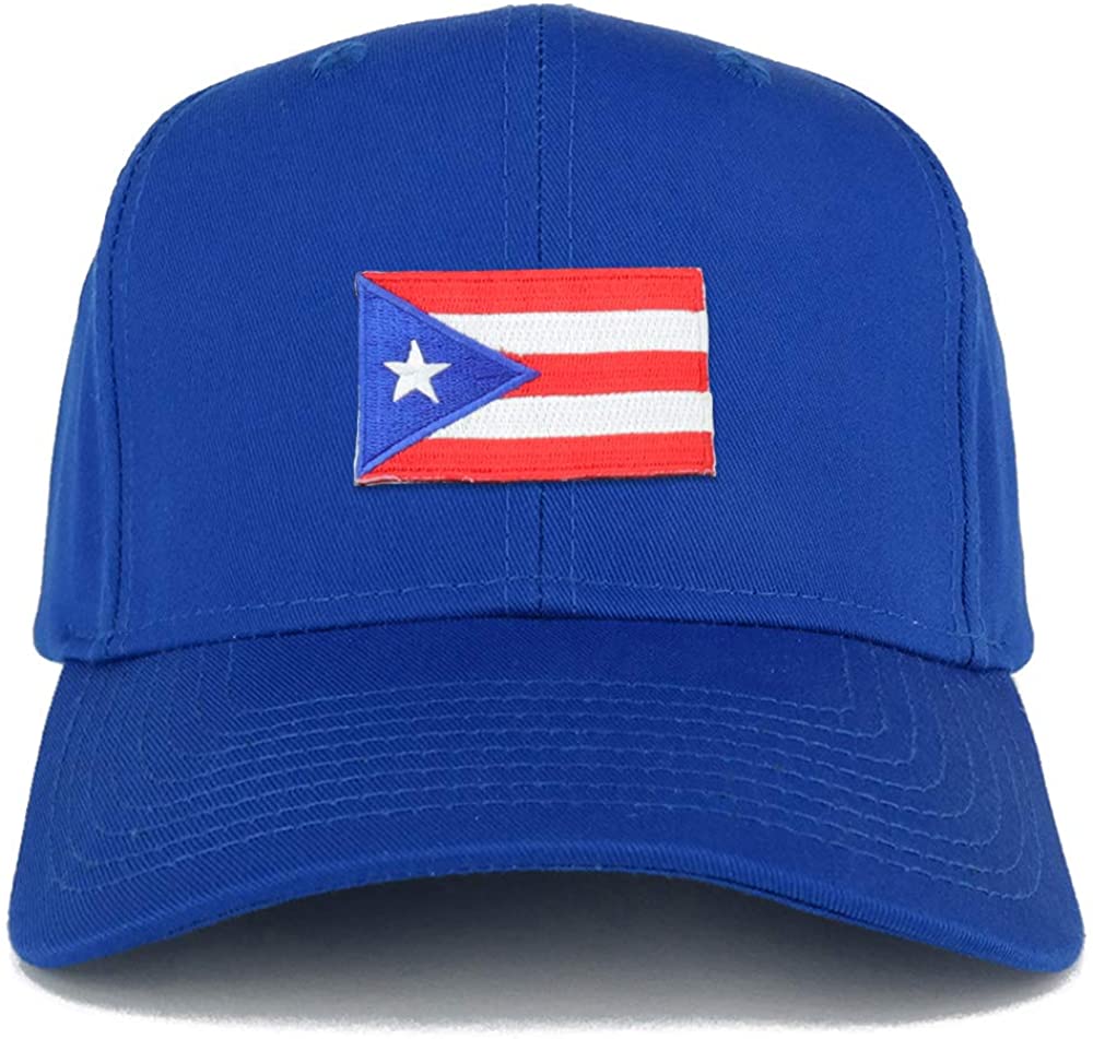 Armycrew Small Puerto Rico Flag Patch Structured Baseball Cap
