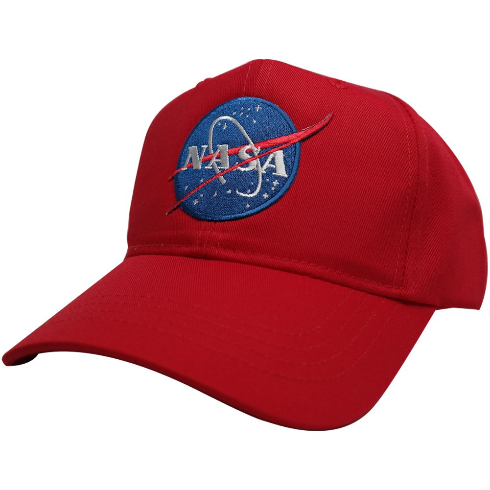 Youth NASA Insignia Embroidered Cotton Pro Style Cap (Youth Size, Black)