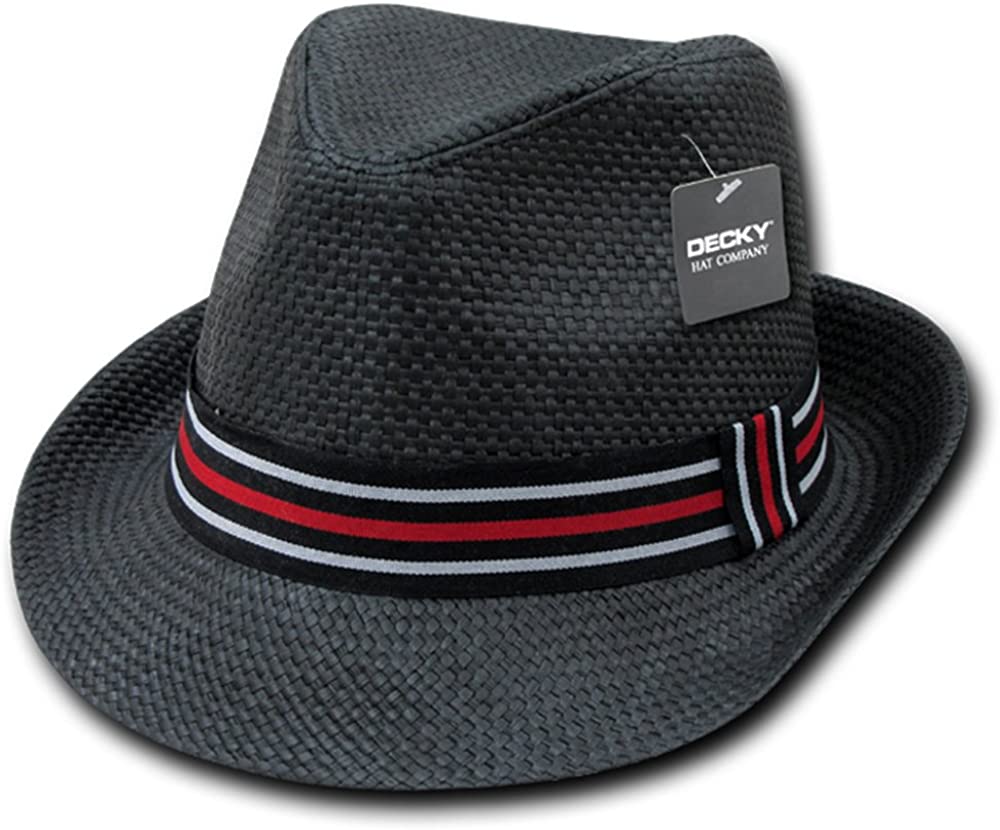 Lightweight Stylish Paper Straw Fedora Hat