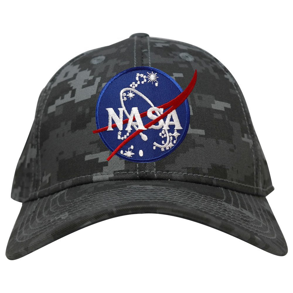 Low Profile NASA Insignia Logo Patch Camo Cap