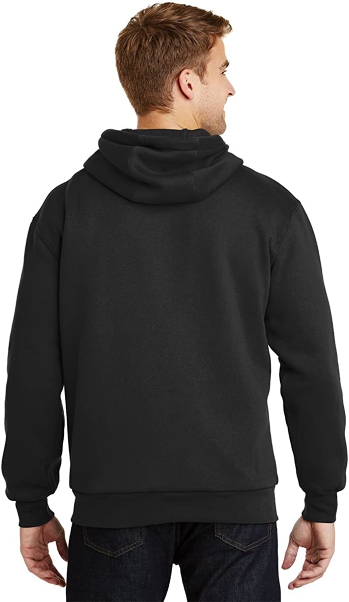 Armycrew Men's Heavyweight Full Zip Hoodie with Thermal Lining