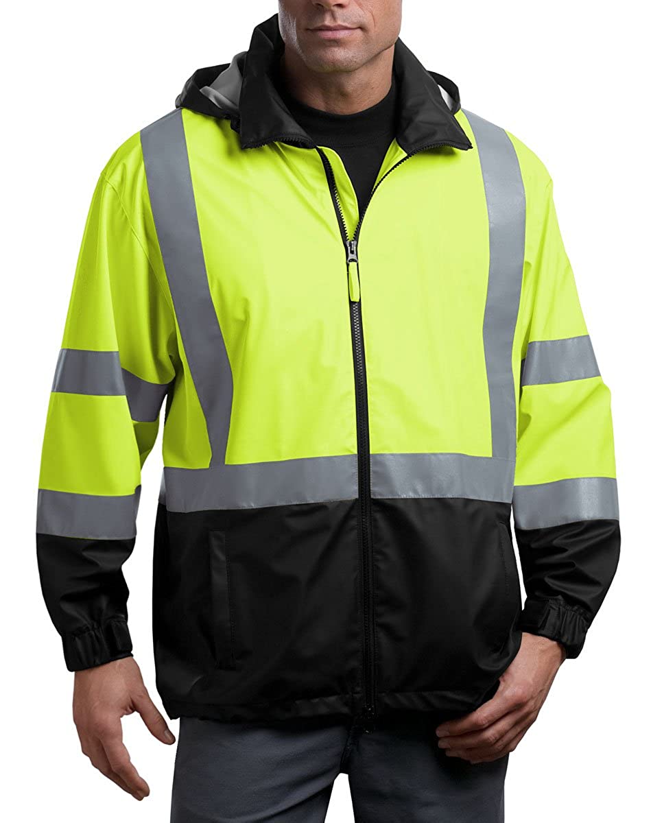 Armycrew High Visibility ANSI 107 Class 3 Windbreaker Safety Jacket