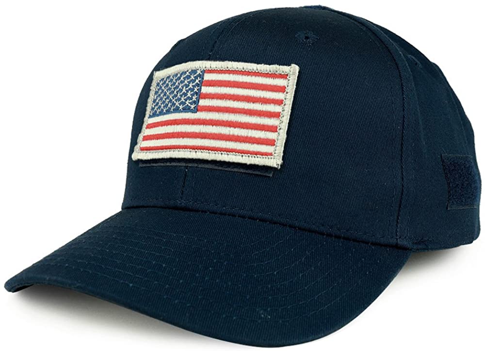 Armycrew USA White Flag Tactical Patch Structured Operator Baseball Cap- ACU