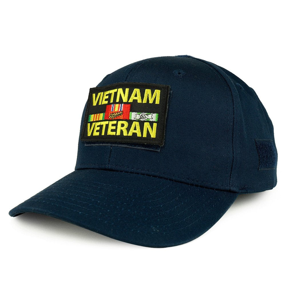 Armycrew USA Vietnam Veteran Tactical Patch Structured Operator Baseball Cap