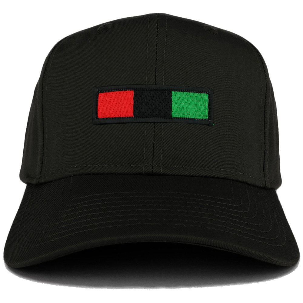 Africa Red Black Green Embroidered Iron on Patch Adjustable Baseball Cap