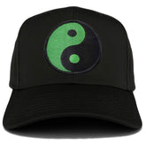 Armycrew Green Yin Yang Patch Structured Baseball Cap