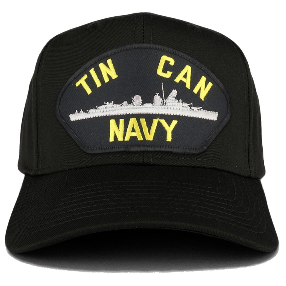 Armycrew Tin Can Navy Submarine Large Patch Snapback Baseball Cap