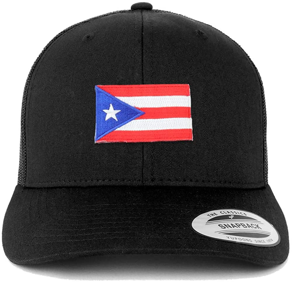 Armycrew Small Puerto Rico Flag Patch Mesh Trucker Cap