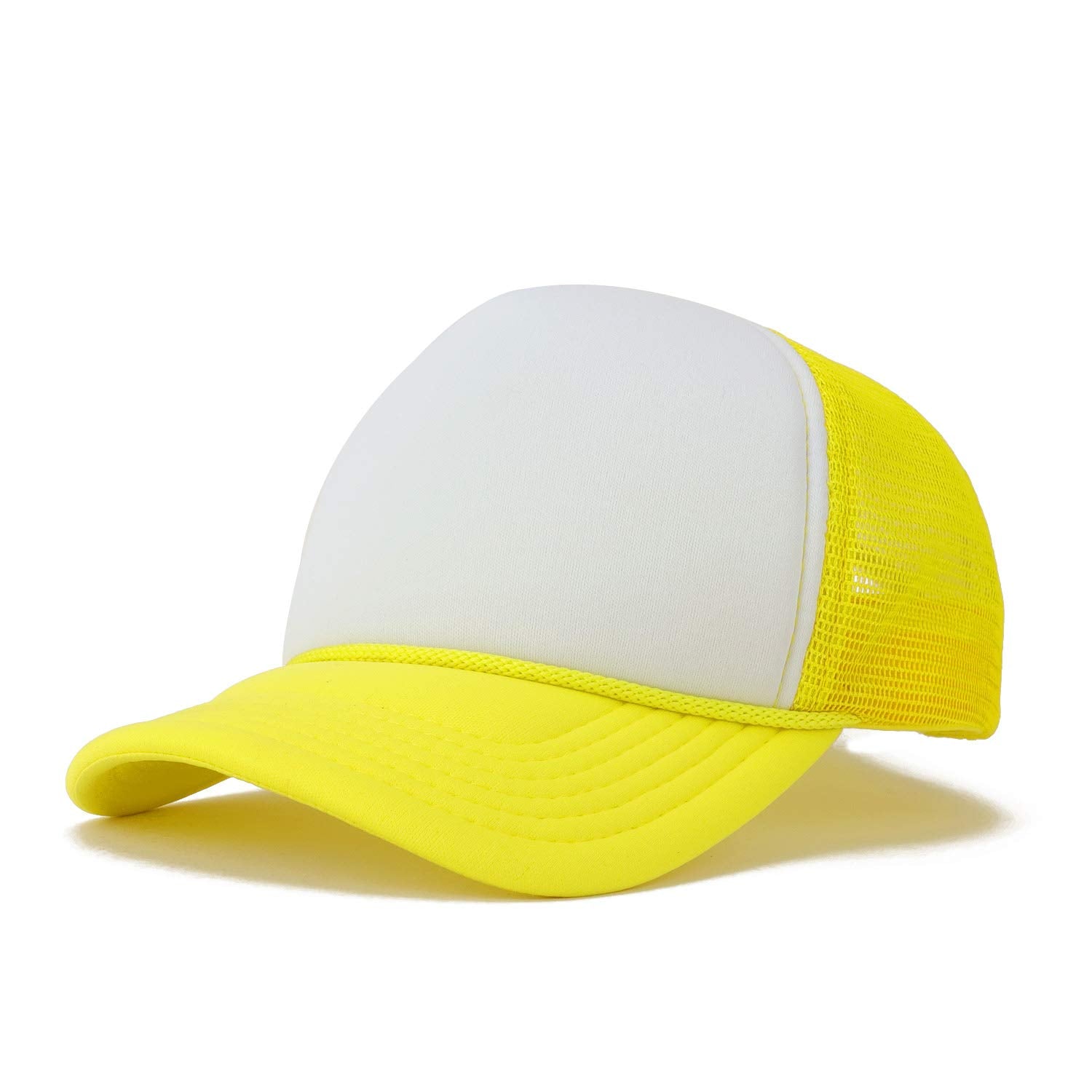 Armycrew Kid's Two Tone 5 Panel Structured Foam Mesh Trucker Cap