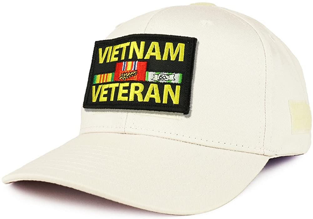 Armycrew USA Vietnam Veteran Tactical Patch Structured Operator Baseball Cap
