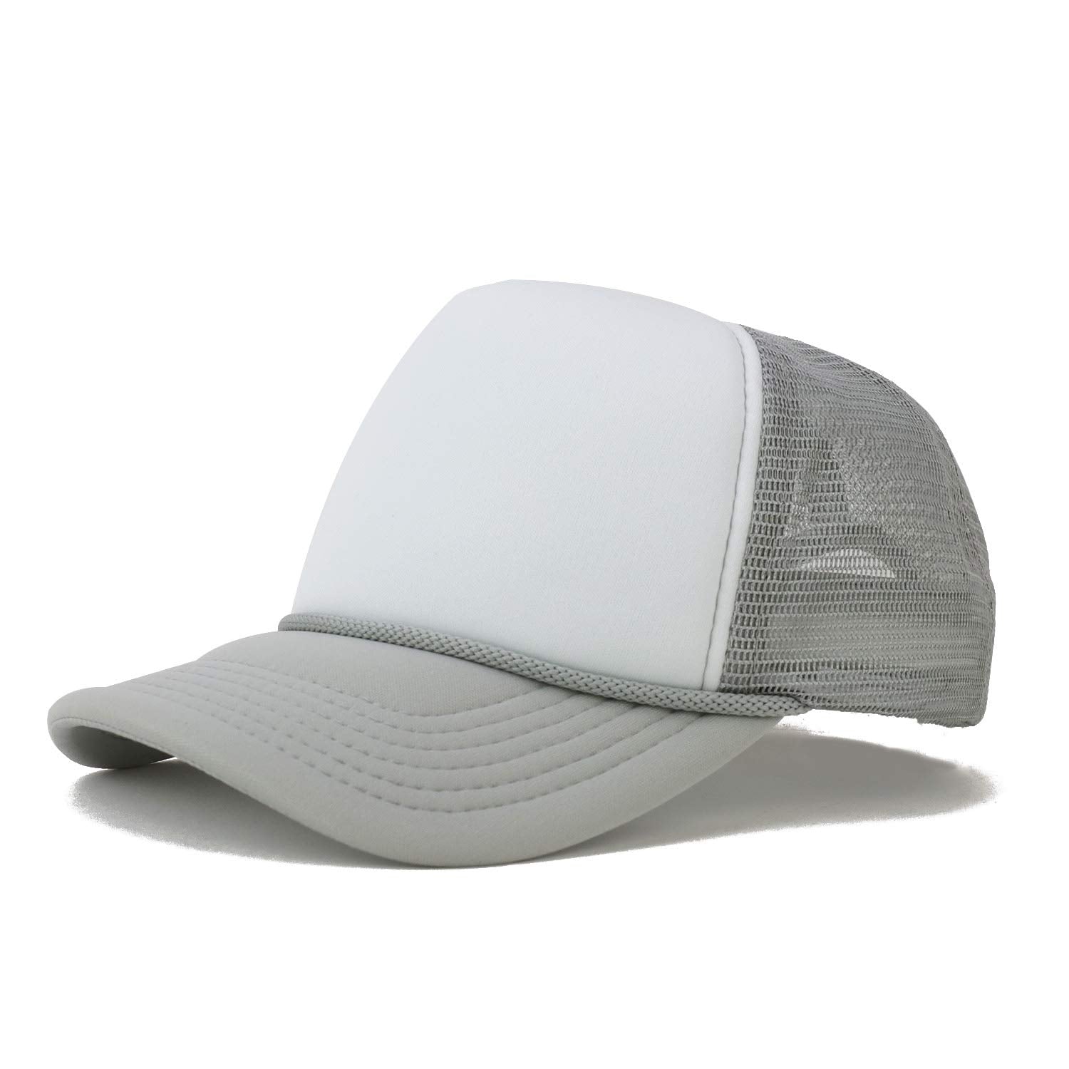 Armycrew Kid's Two Tone 5 Panel Structured Foam Mesh Trucker Cap