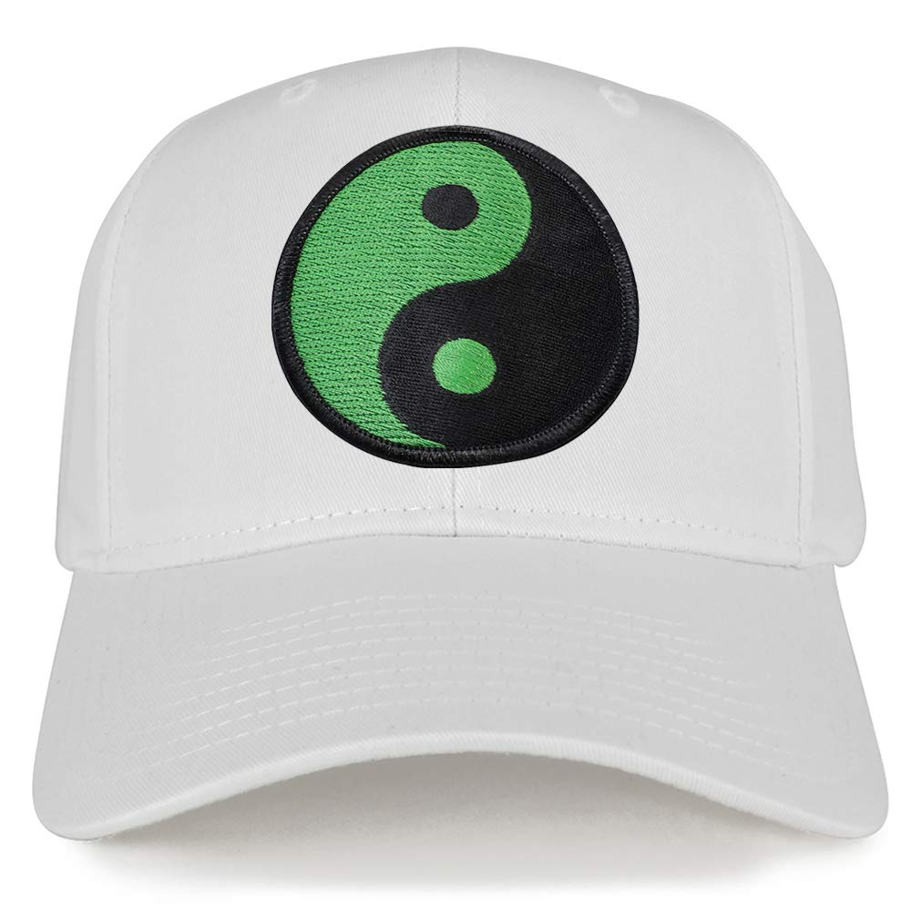 Armycrew Green Yin Yang Patch Structured Baseball Cap
